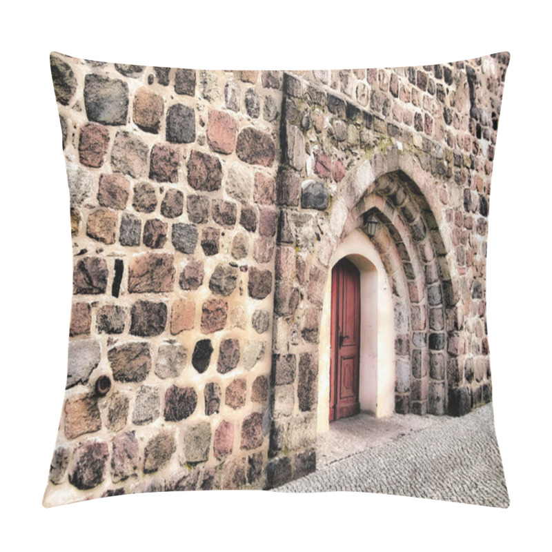 Personality  Entrance To The Mary Magdalene Church Pillow Covers