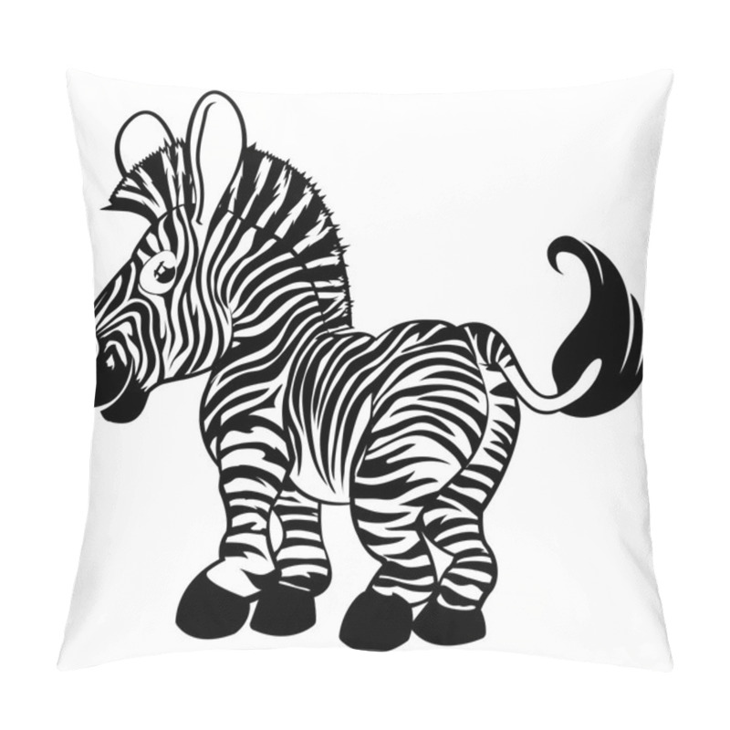 Personality  Black And White Zebra Pillow Covers