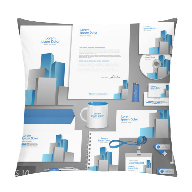 Personality  Architectural Corporate Identity Template Pillow Covers