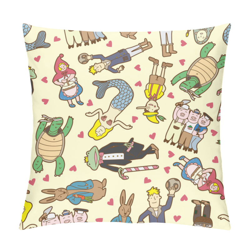 Personality  Seamless Story Pattern Pillow Covers