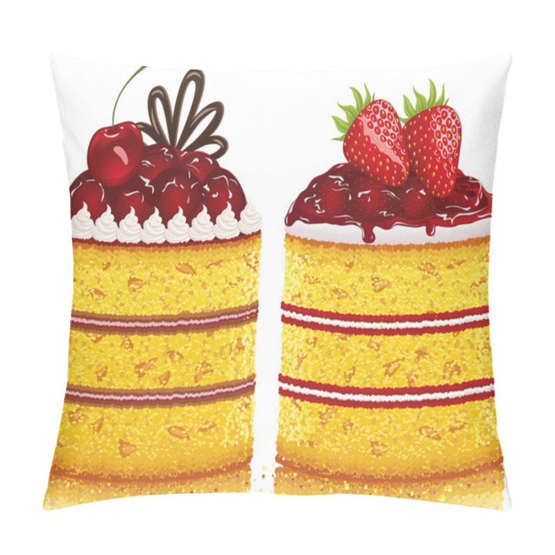 Personality  Two Cakes Pillow Covers