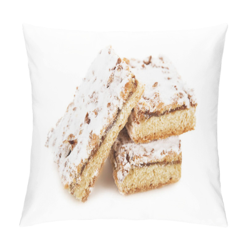 Personality  Biscuit Cake Decorated With Powdered Sugar Pillow Covers