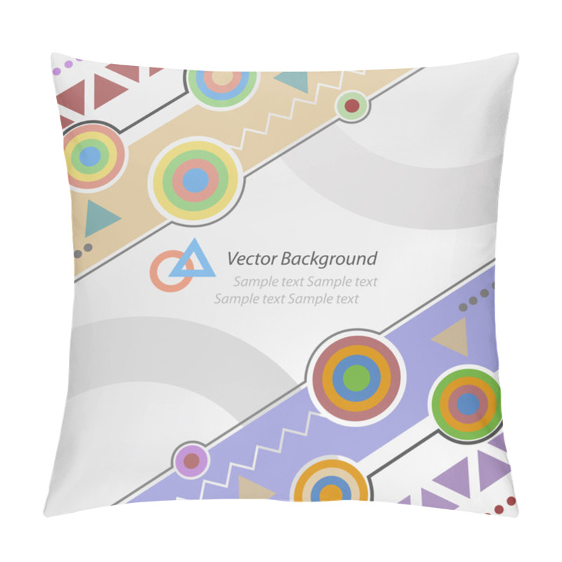 Personality  Abstract Vector Technology Background Pillow Covers