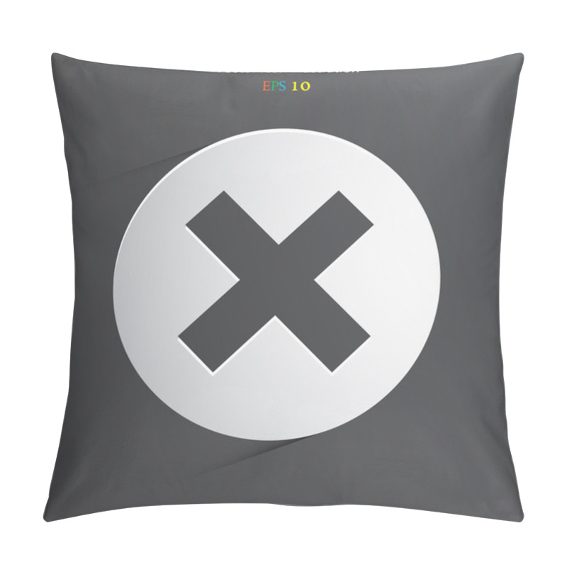 Personality  Vector Cross Web Icon Pillow Covers