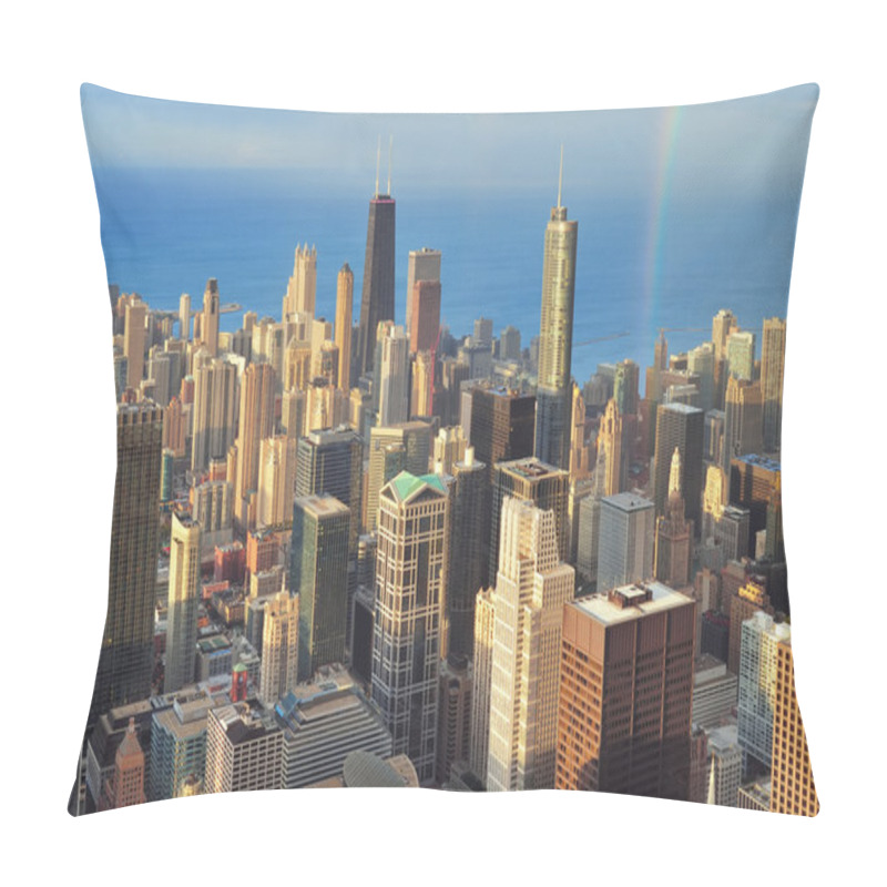 Personality  Chicago Aerial View Pillow Covers