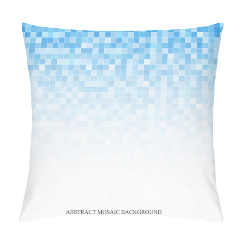 Personality  Digital Abstract Mosaic Background. Pillow Covers