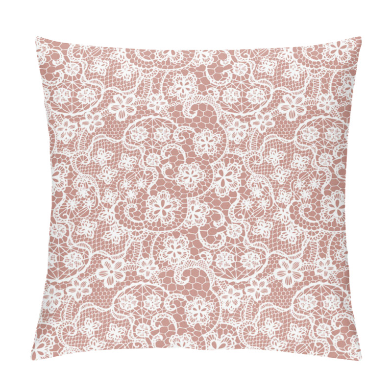 Personality  Lace Seamless Pattern With Flowers Pillow Covers