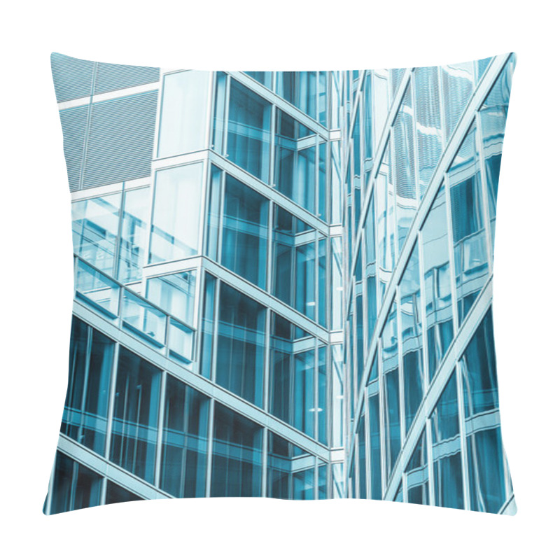 Personality  Skyscrapers Blue Windows Pillow Covers