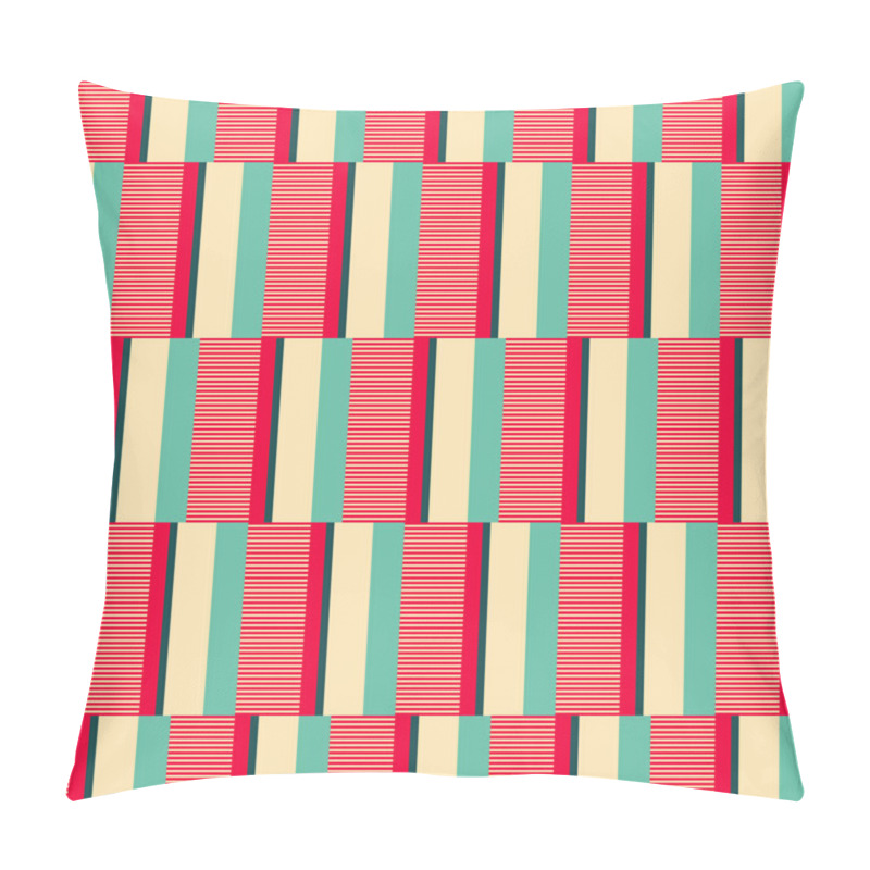 Personality  Seamless Geometric Retro Pattern Pillow Covers