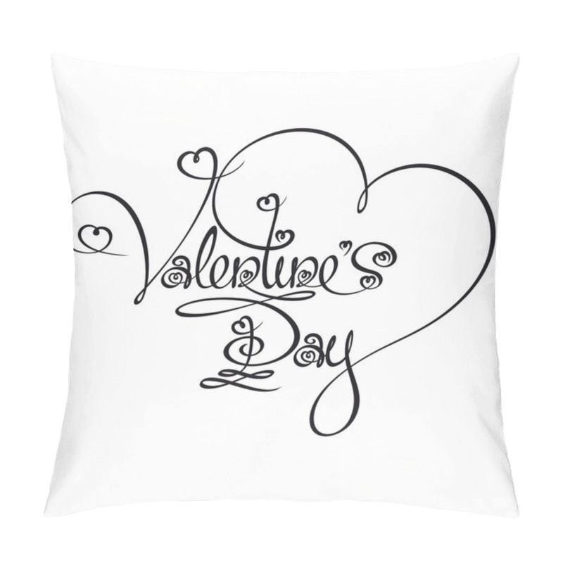 Personality  Caligraphic Text - Valentines Day Pillow Covers