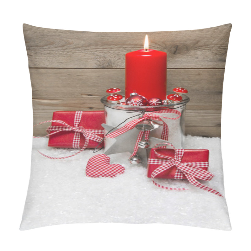 Personality  Christmas Card With Decoration Pillow Covers