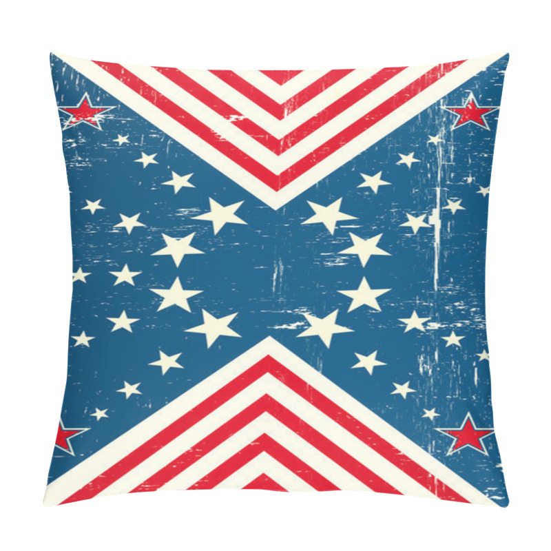 Personality  Used Poster Of USA Pillow Covers