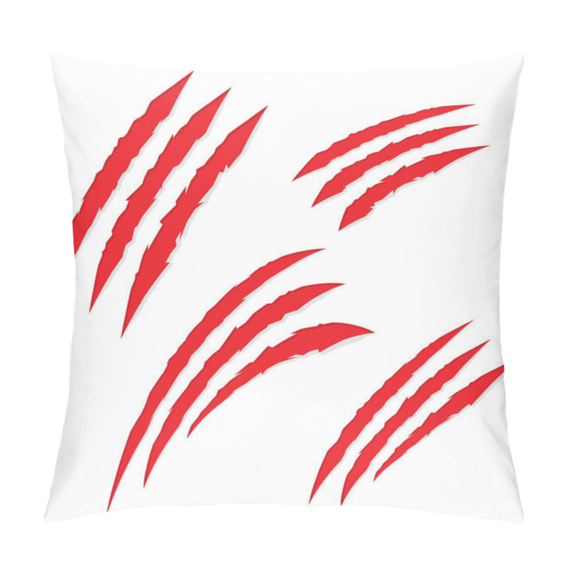 Personality  Scratch By The Claws Pillow Covers