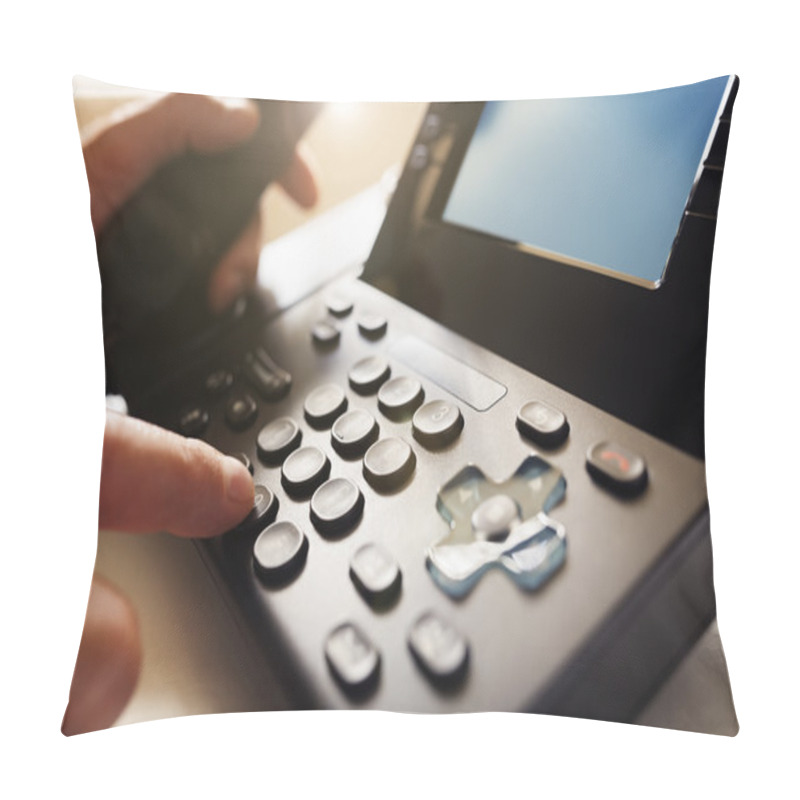 Personality  Man Dialing Telephone Keypad Pillow Covers