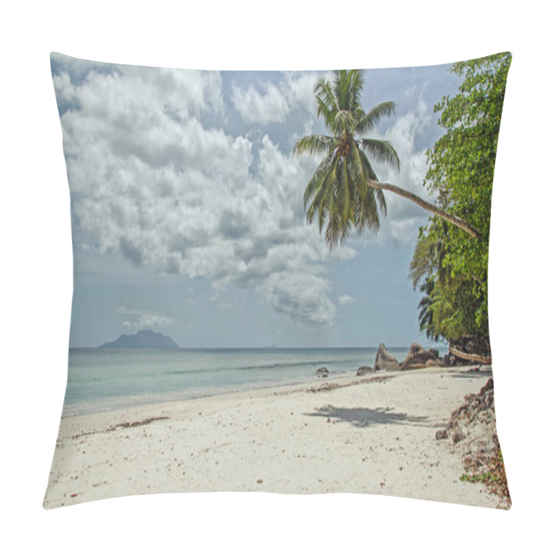 Personality  Sunny Day On The Beach In The Seychelles Pillow Covers