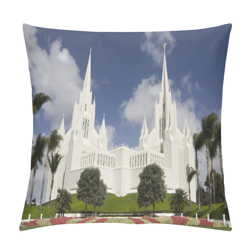 Personality  Mormon Temple - San Diego, California Pillow Covers