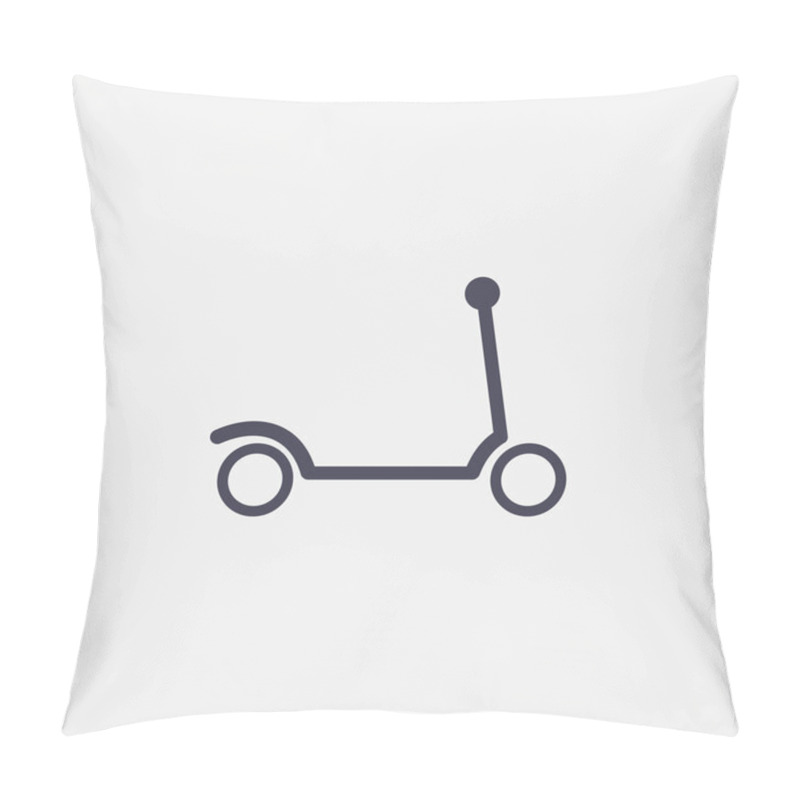 Personality  Scooter Icon Pillow Covers