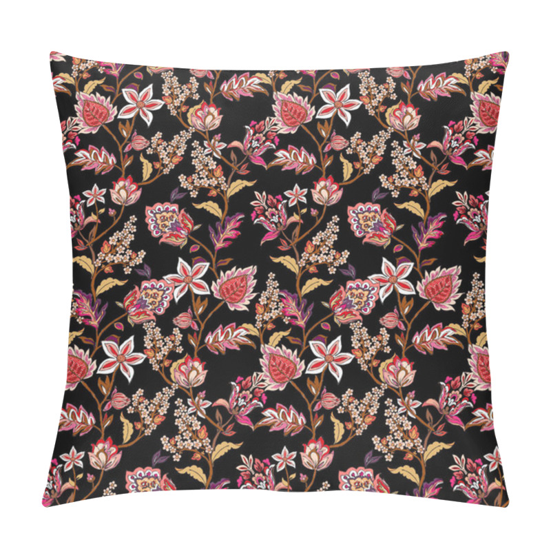 Personality  It's A Unique Digital Traditional Geometric Ethnic Border, Floral Leaves Baroque Pattern And Mughal Art Elements, Abstract Texture Motif, And Vintage Ornament Artwork Combination For Textile Printing. Pillow Covers