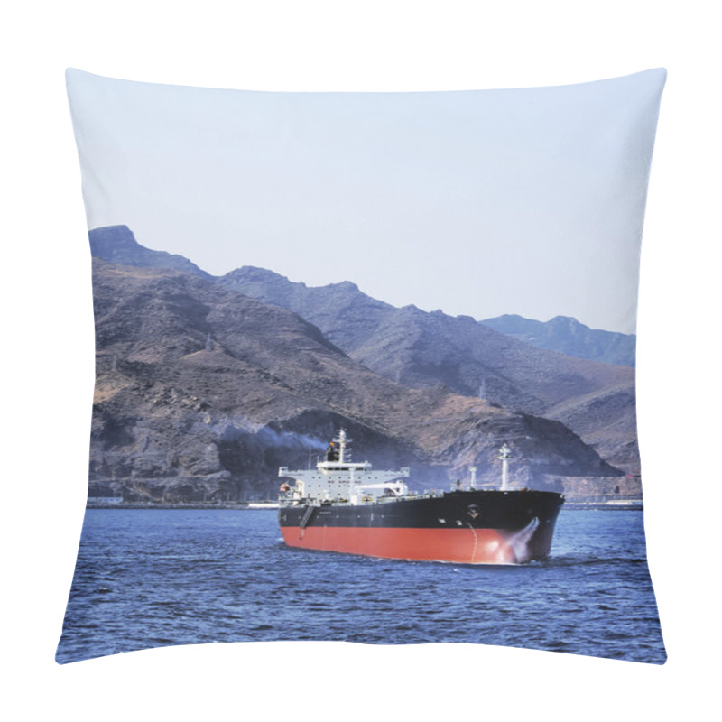 Personality  Big Ship Near Tenerife, Canary Islands, Spain Pillow Covers