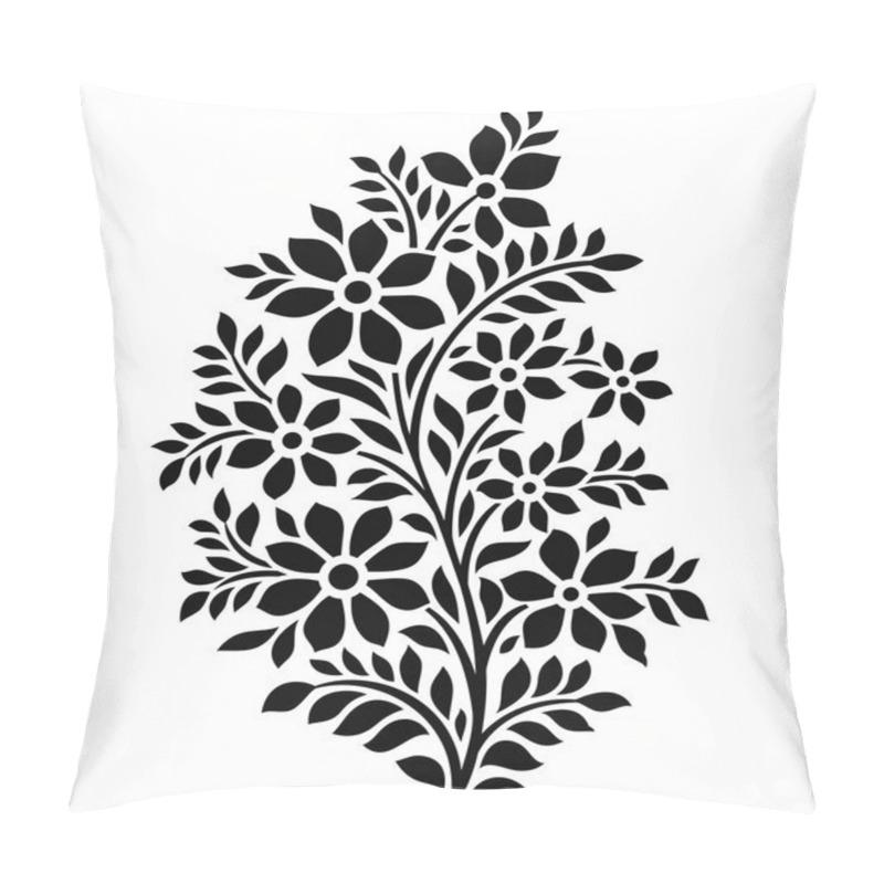 Personality  Floral Design Element Pillow Covers