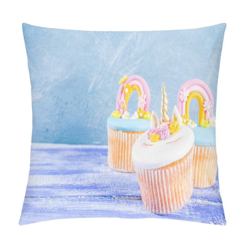 Personality  Cute Unicorn Cupcakes Pillow Covers