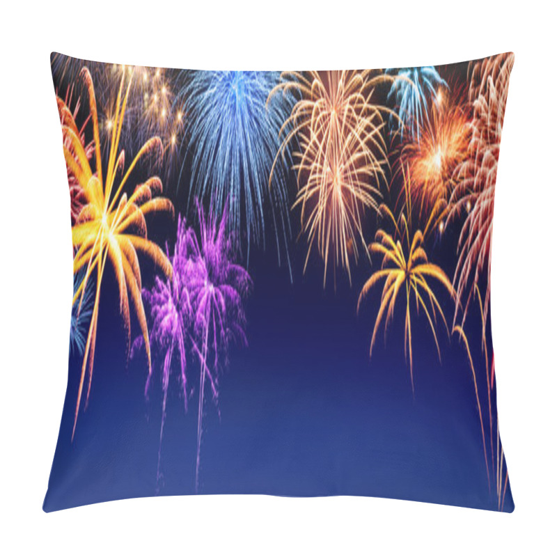 Personality  Fireworks Display Panorama Pillow Covers