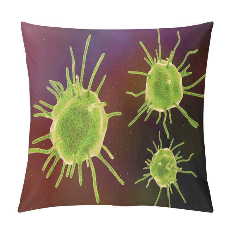 Personality  Parasites, Human Pathogenic Microbes Pillow Covers