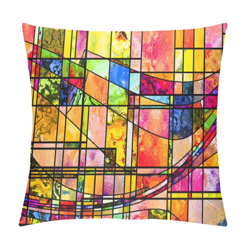 Personality  Virtual Leaded Glass Pillow Covers