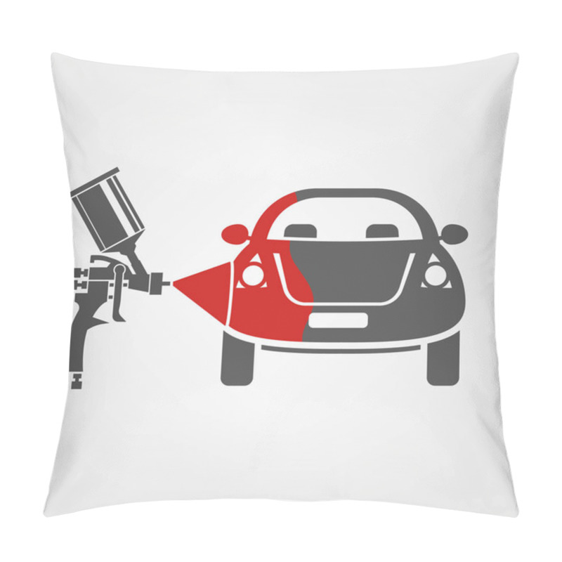 Personality  Spray Gun Image Pillow Covers