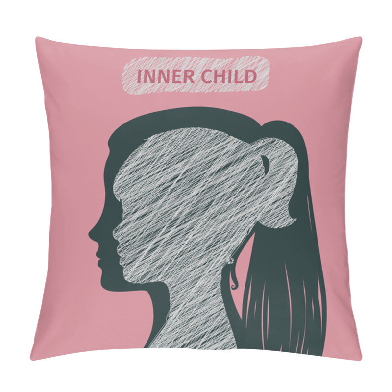 Personality  Concept Of Inner Child Pillow Covers