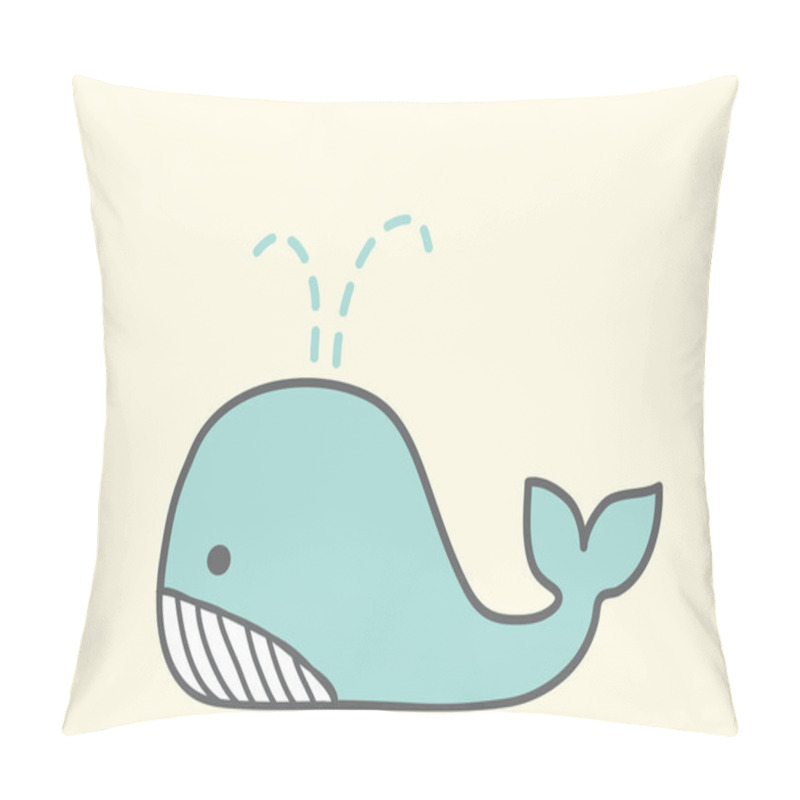 Personality  Cute Whale - Pillow Covers