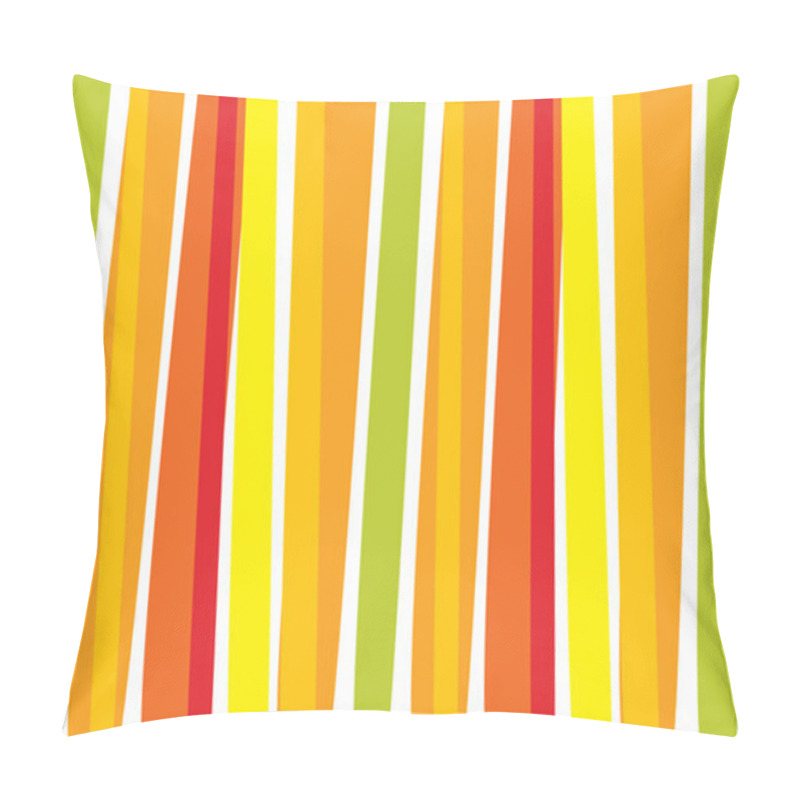 Personality  Summer Background With Stripes Pillow Covers