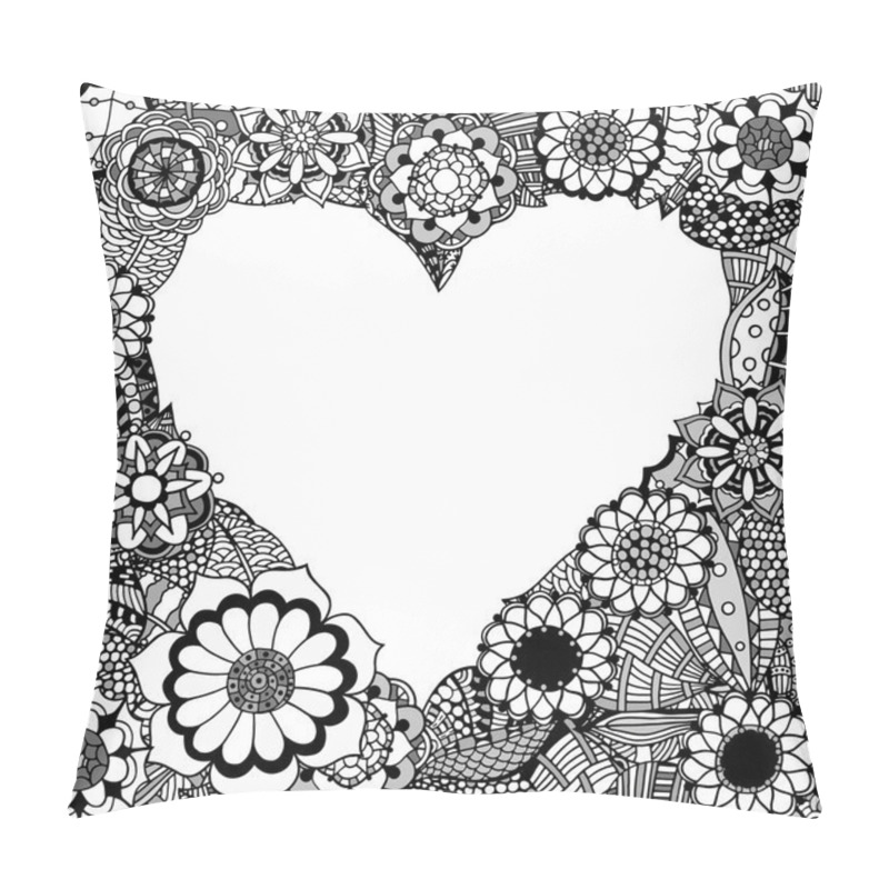 Personality  Hand Drawn Heart Pillow Covers