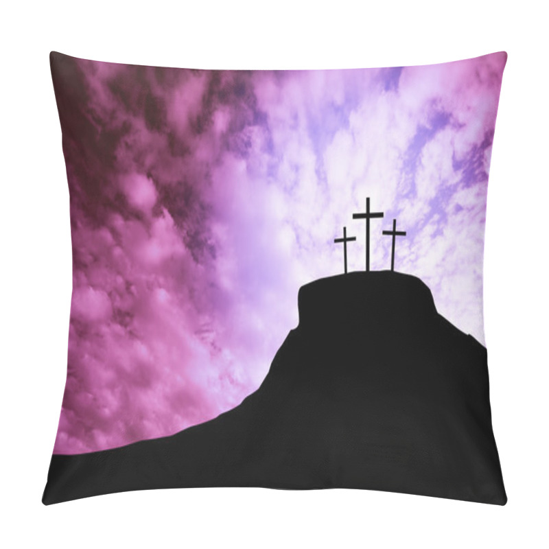 Personality  Cross On A Hill Pillow Covers