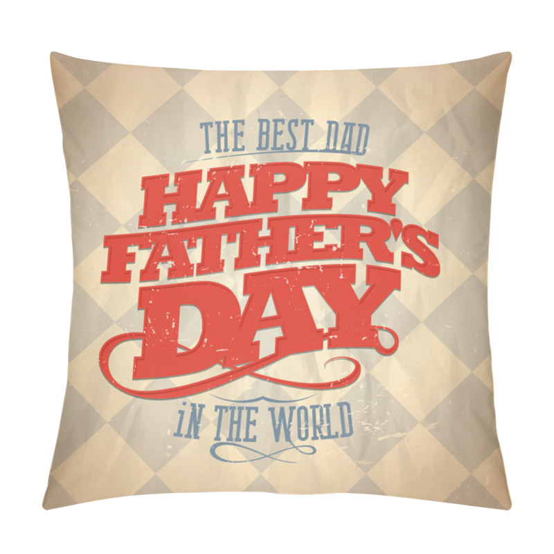 Personality  Fathers Day Card. Pillow Covers