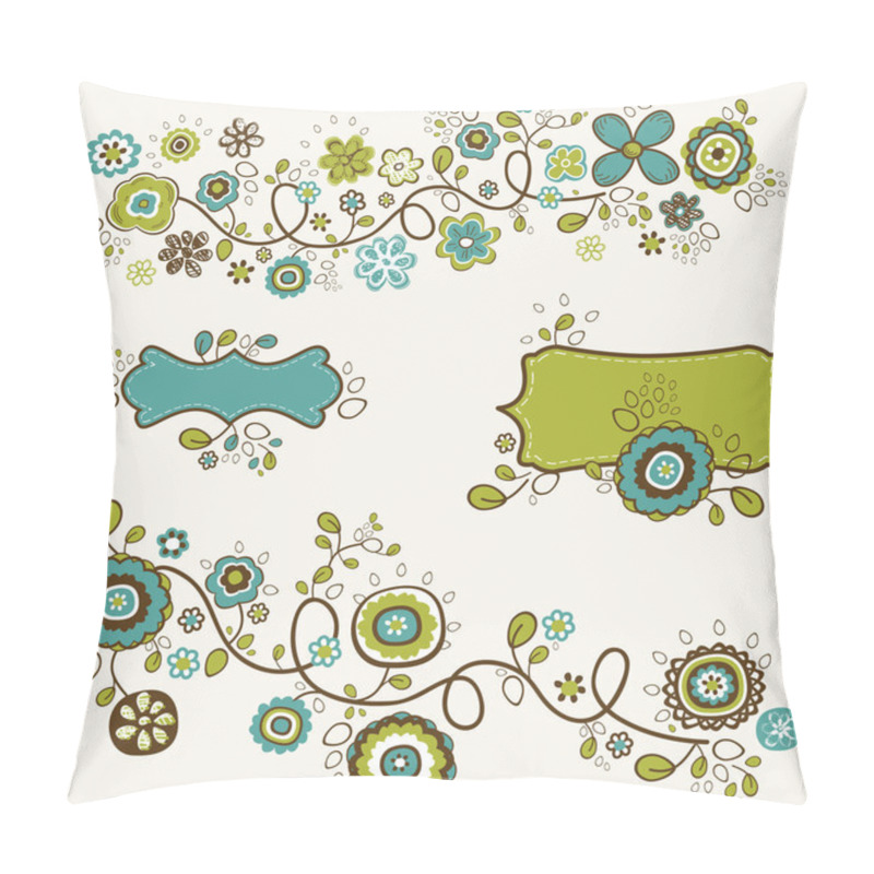 Personality  Doodle Flowers Pillow Covers