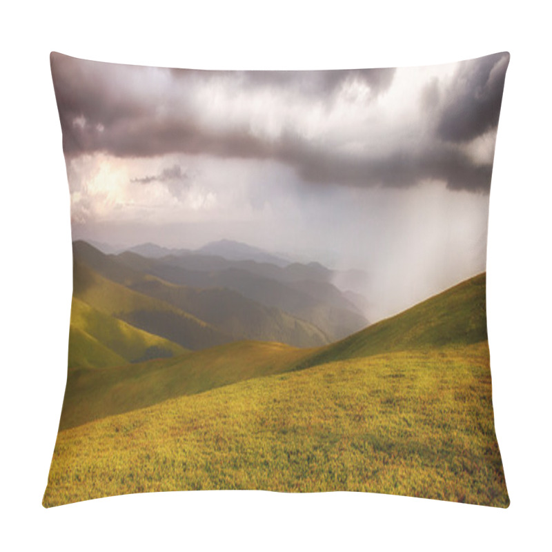 Personality  Polonina Borzava, Carpathians Pillow Covers