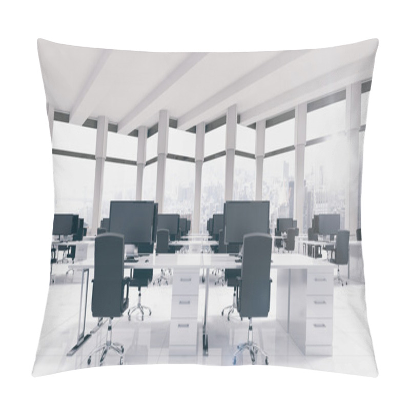 Personality  Composite Image Of Office Furniture Pillow Covers