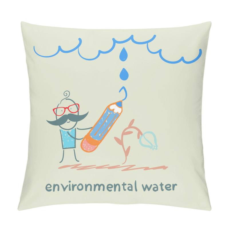 Personality  Environmental Water Pillow Covers