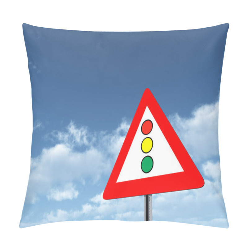 Personality  Road Sign Traffic Signals Pillow Covers