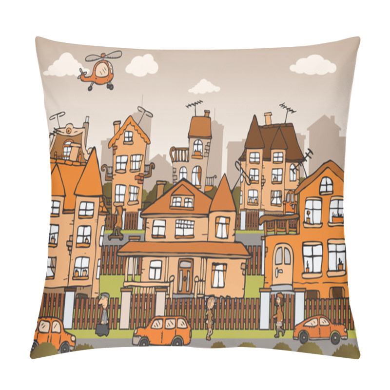 Personality  City Life Pillow Covers