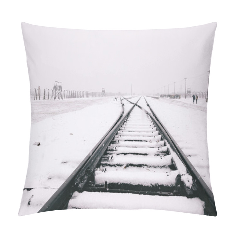 Personality  Snow Covered Concentration Camp  Pillow Covers