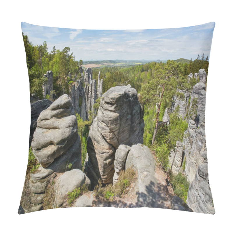 Personality  Sandstone Rocks - Prachovske Skaly (Prachov Rocks) Pillow Covers