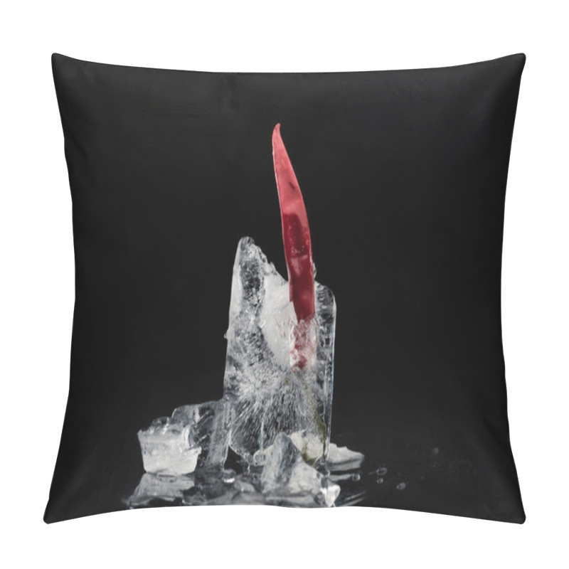 Personality  Chili Pepper In Melting Ice Pillow Covers