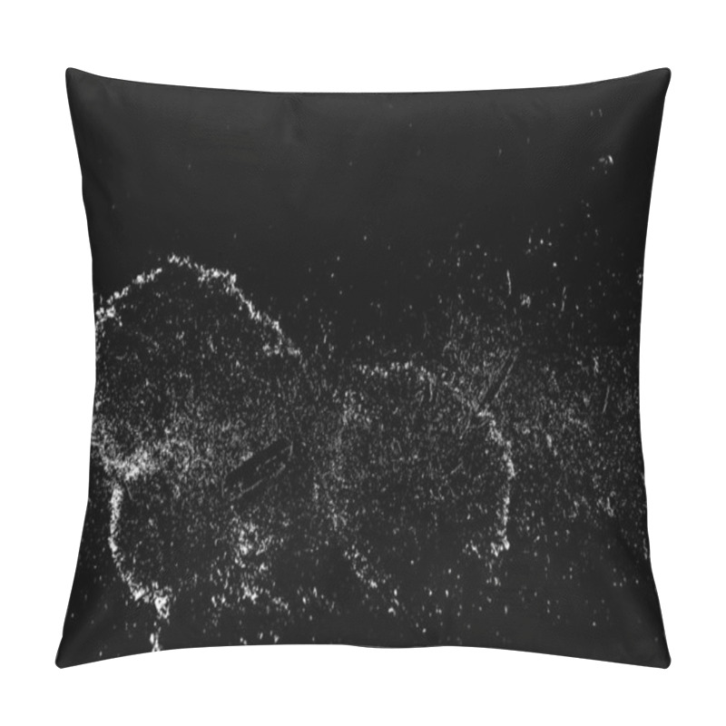 Personality  Abstract Black And White Background. Monochrome Texture.  Pillow Covers