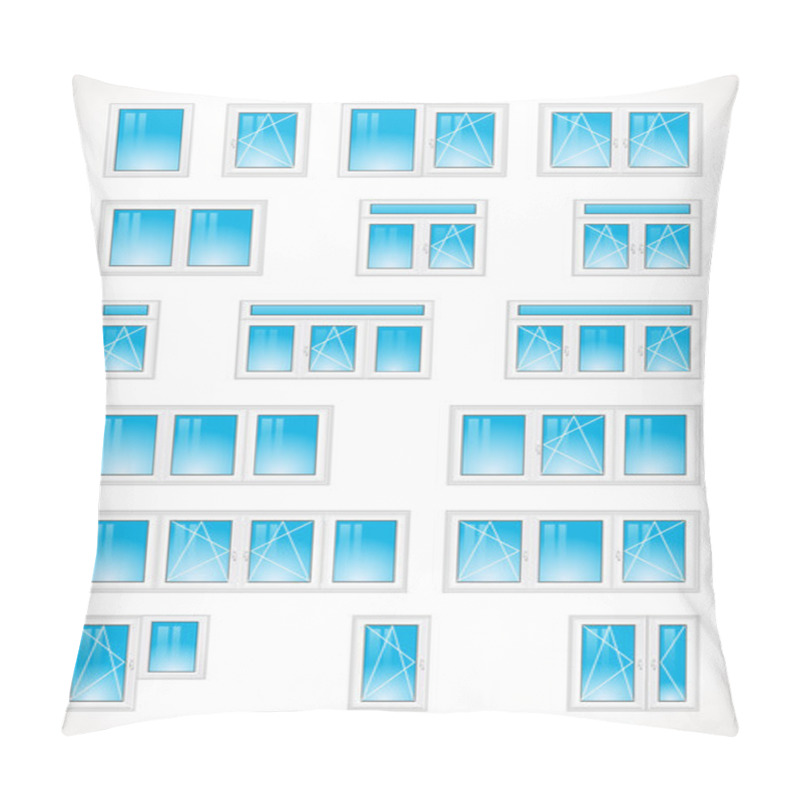 Personality  Different Windows Web Icons. Pillow Covers