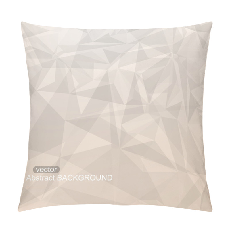 Personality  Abstract Background. Broken Design. Vector Illustration. Pillow Covers