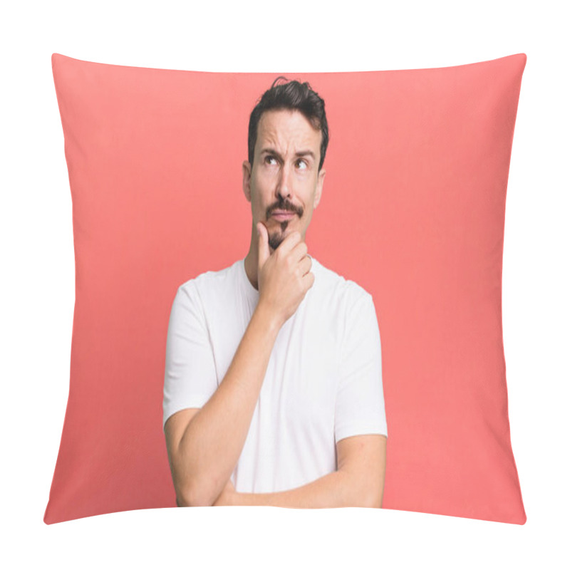 Personality  Thinking, Feeling Doubtful And Confused, With Different Options, Wondering Which Decision To Make Pillow Covers