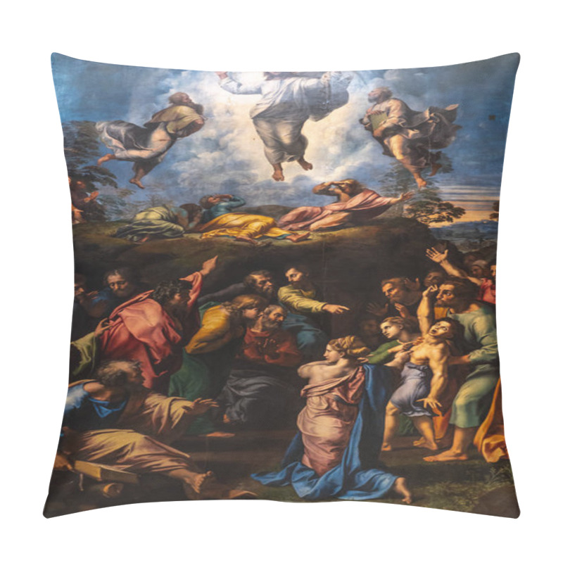 Personality  The Transfiguration - The Last Painting By The Italian High Renaissance Master Raphael In Vatican Museum Pillow Covers