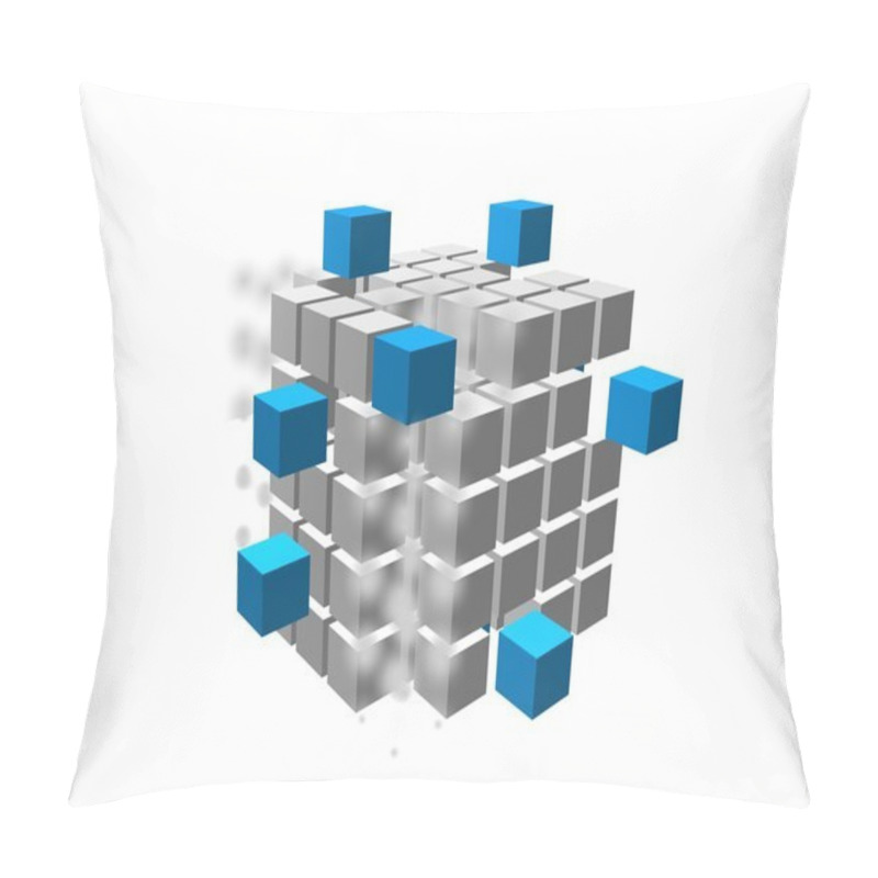 Personality  Image. 3d Cube 03 Pillow Covers